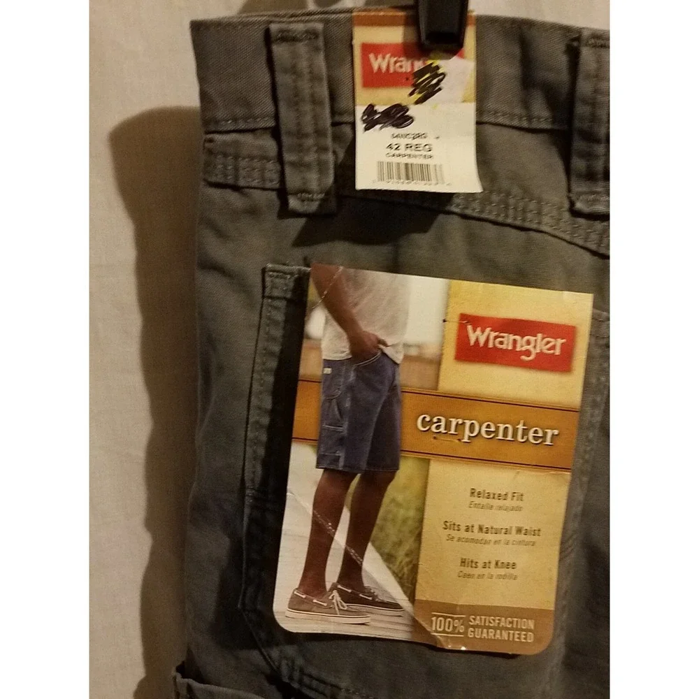 Wrangler Carpenter Shorts Relaxed Fit Mens Size 42Reg New‎ With Tags 10